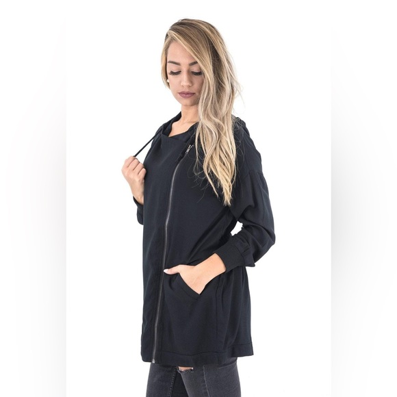 JACK by BB Dakota storm chaser anorak in black - Picture 1 of 5